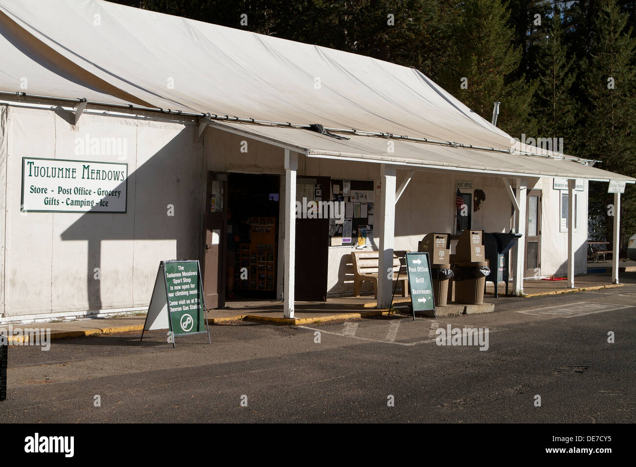 Tuolumne Meadows general convenience store offering various items plus