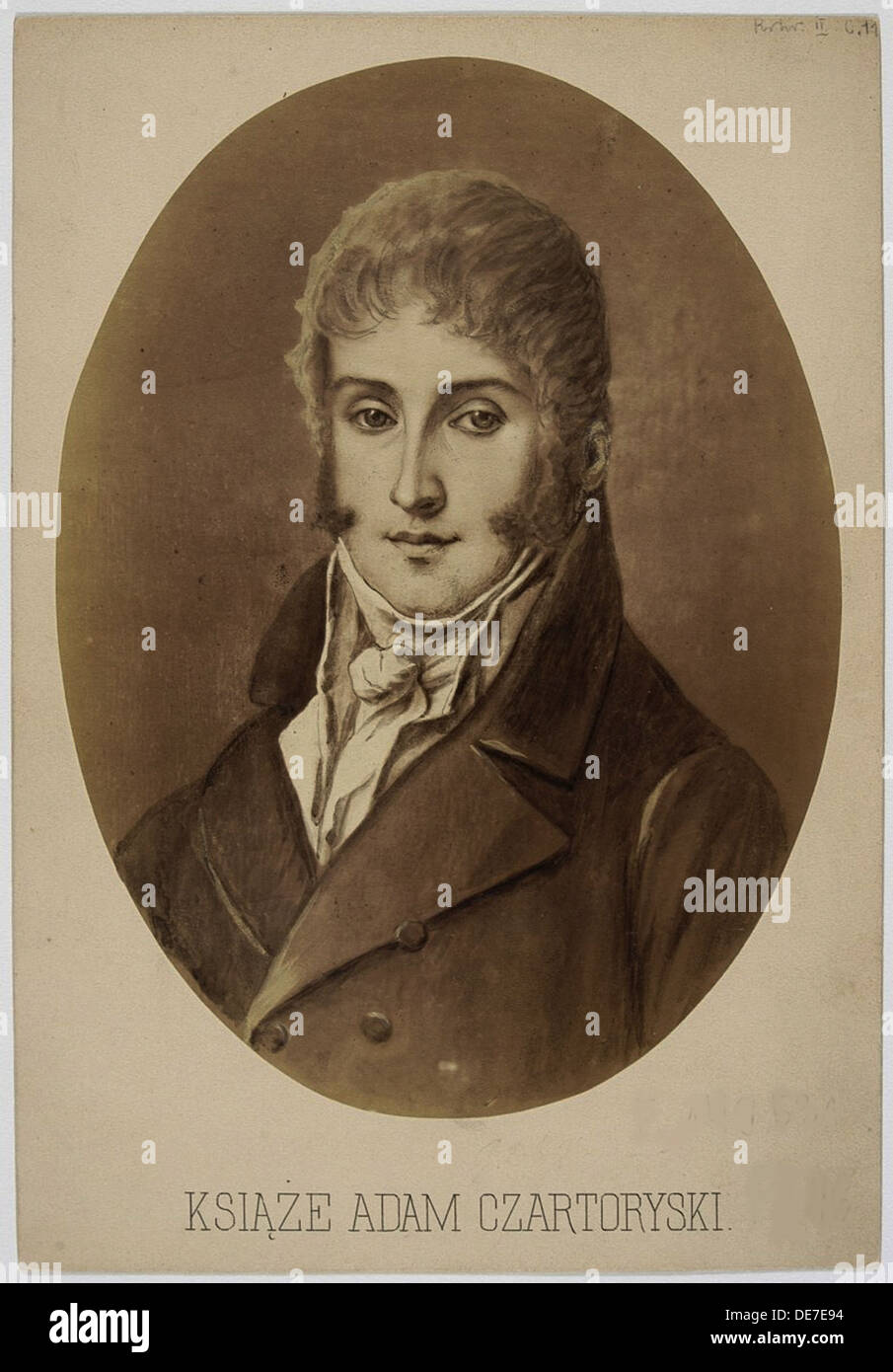 Prince Adam Jerzy Czartoryski (17701861). Artist Anonymous Stock