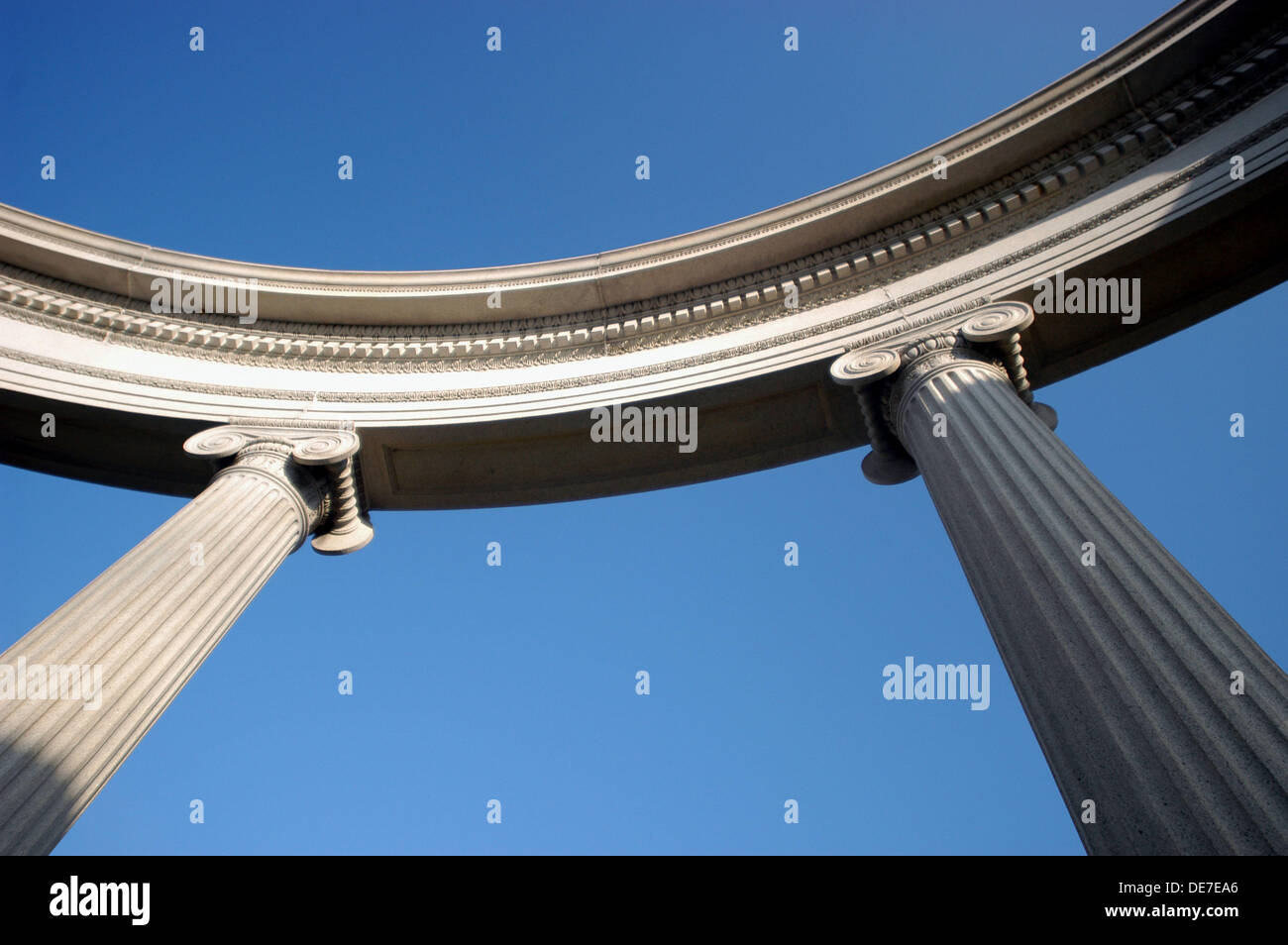 Architecture, Pillars, Chicago Illinois Stock Photo Alamy
