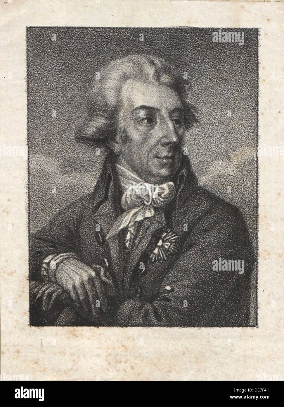 Prince Adam Jerzy Czartoryski (1770-1861). Artist: Sonntag, Józef (1784-1834) Stock Photo