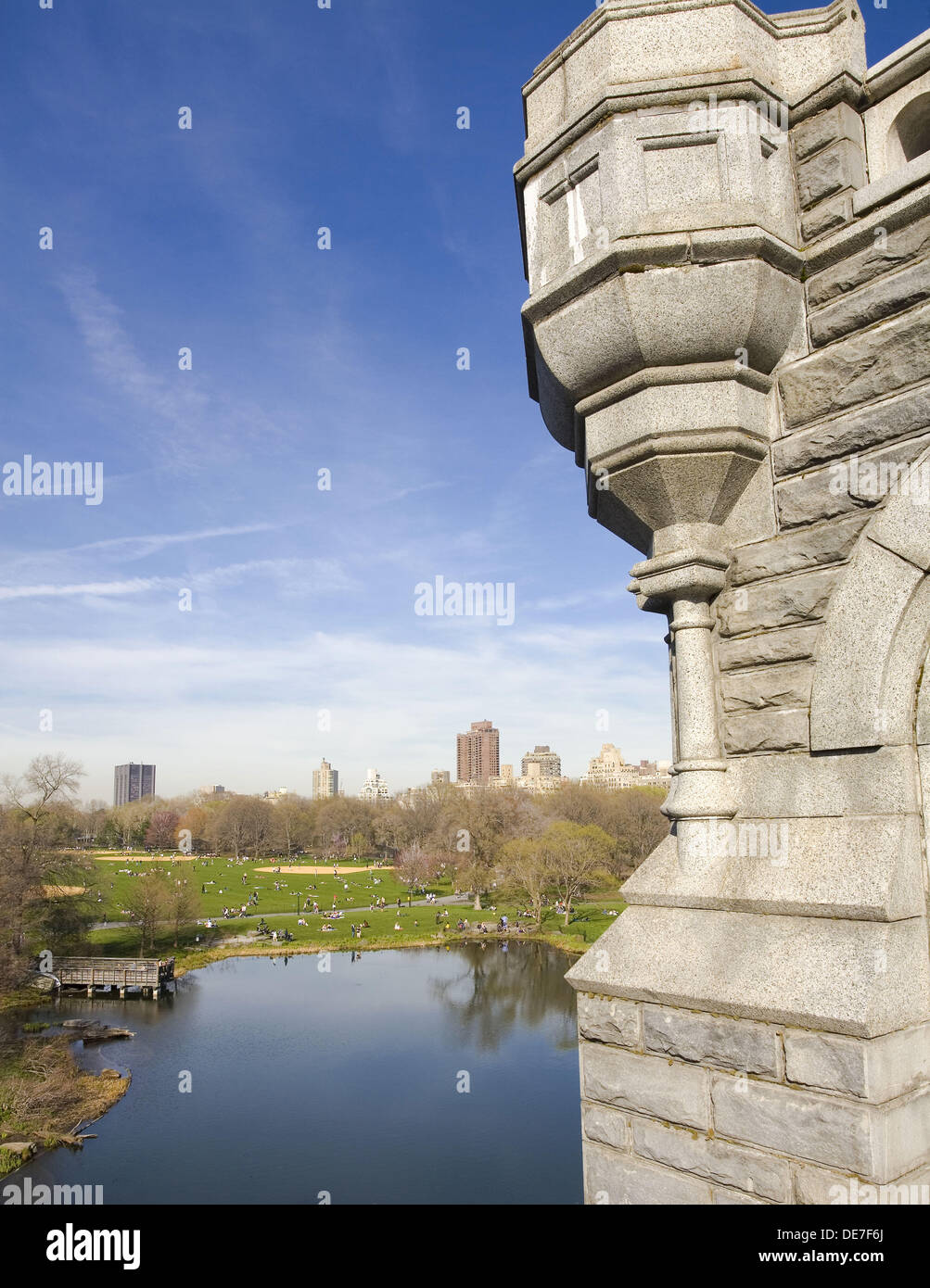 Belvedere Castle and Turtle Pond, Central Park, Manhattan, New York