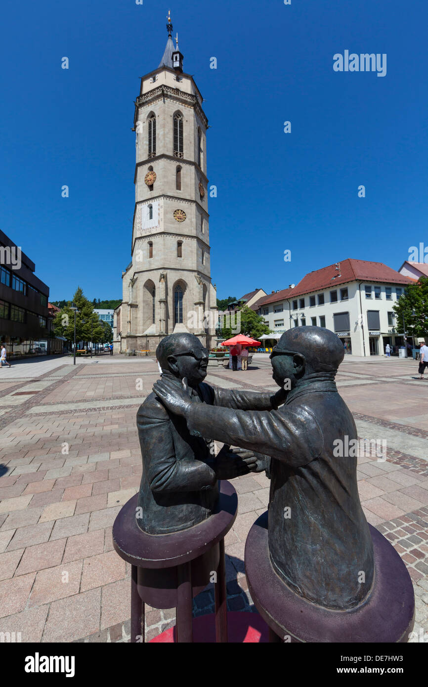 Germany, Baden Wuerttemberg, View of Balingen City Church Stock Photo