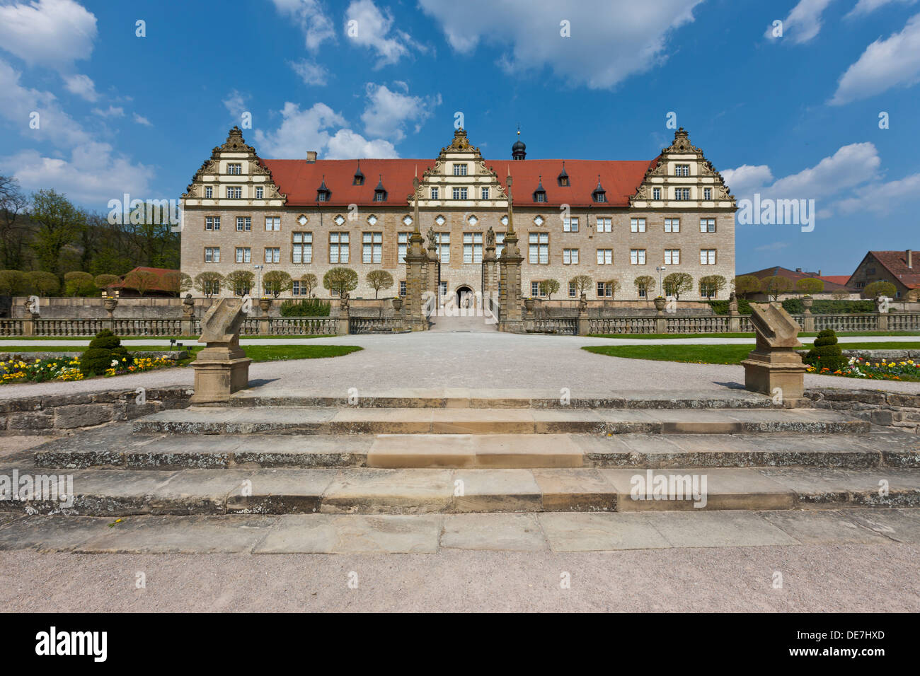 Germany, Baden Wuerttemberg, View of Weikersheim Castle Stock Photo