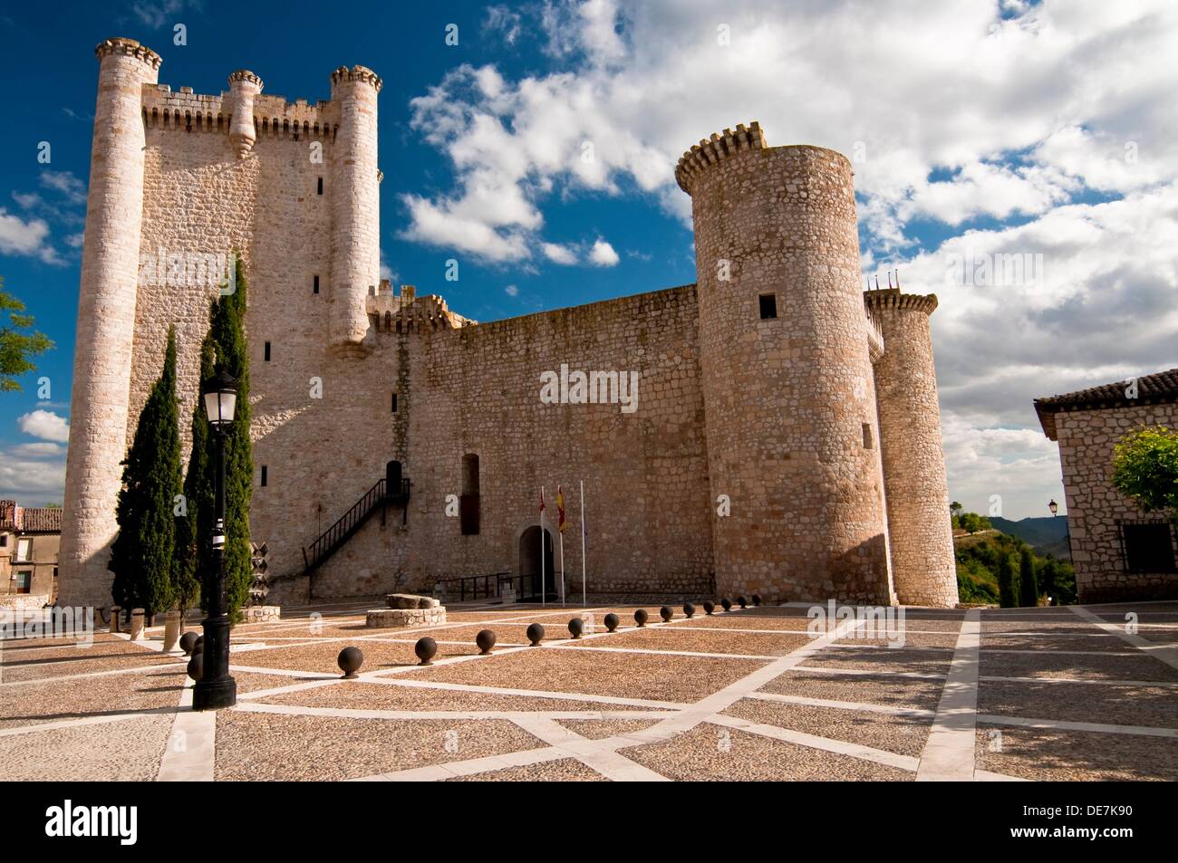 Torija Castle  15th century  Guadalajara  Spain Stock Photo