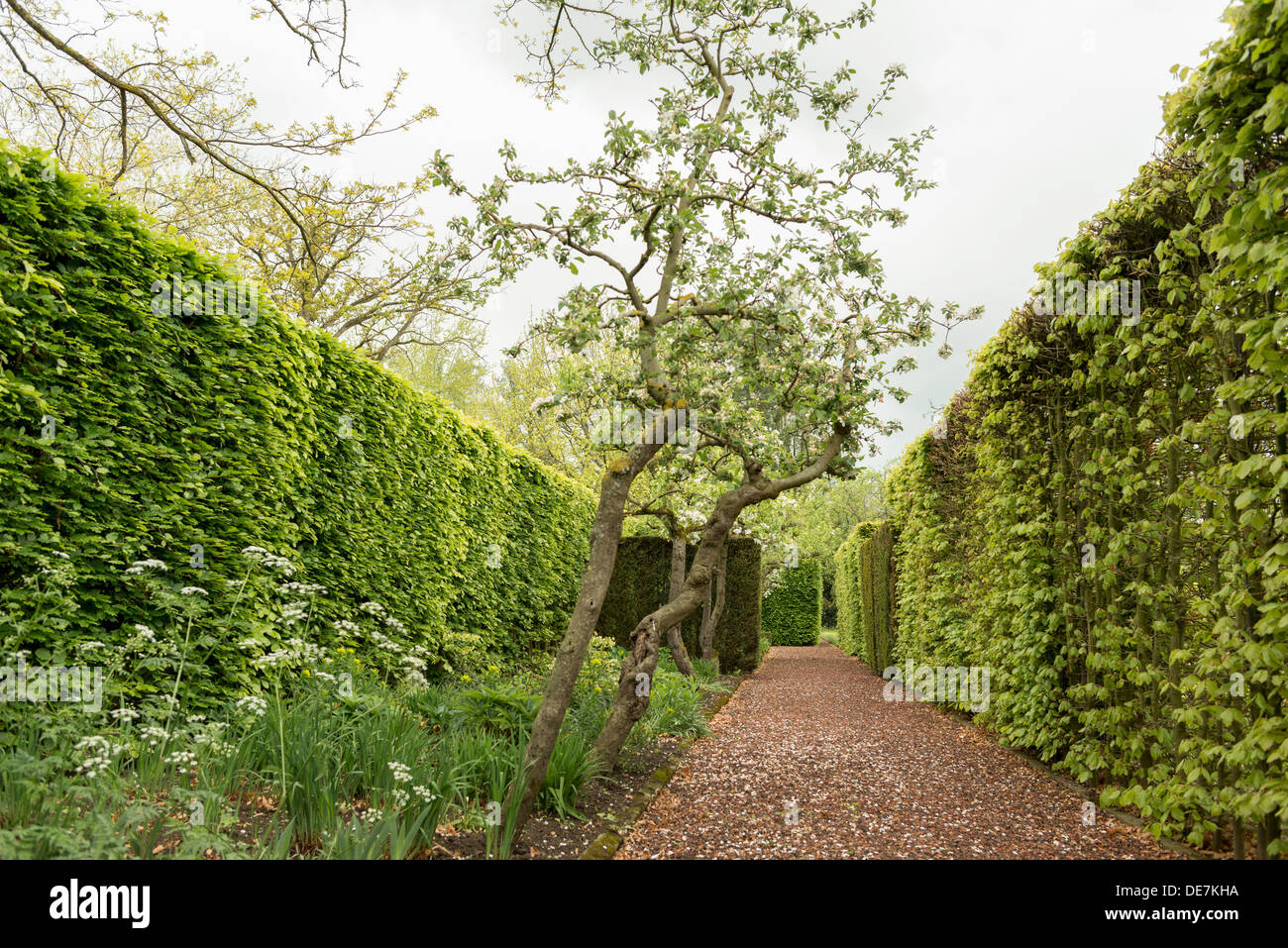 Netherlands, Garden of Castle Wijlre Stock Photo