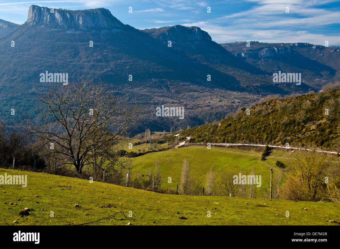 Imizcoz village, Valle de Arce, Navarre, Spain Stock Photo - Alamy