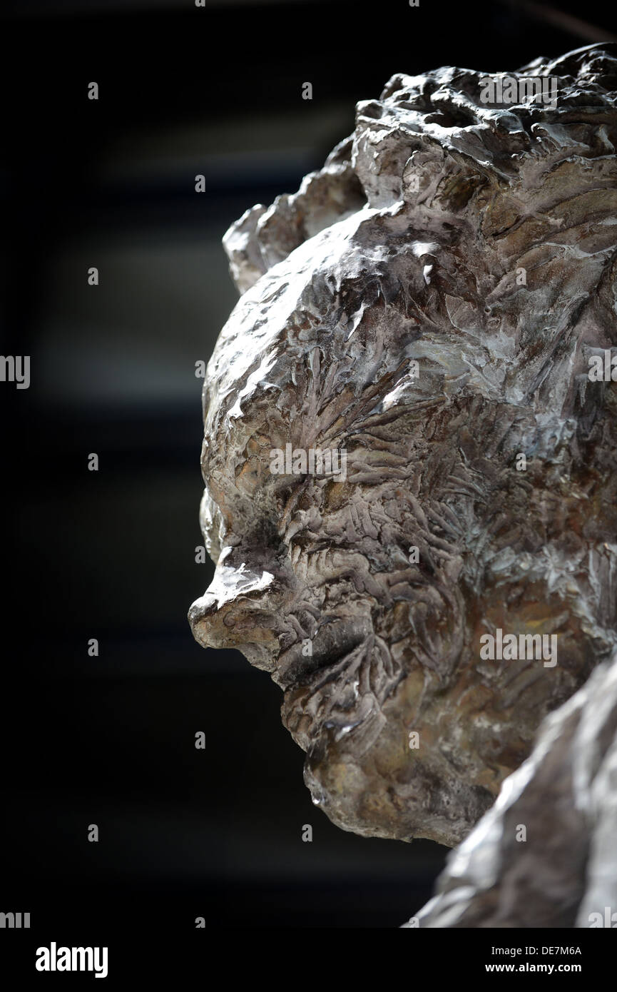 Berlin Germany The Willy Brandt Monument By Rainer Fetting In