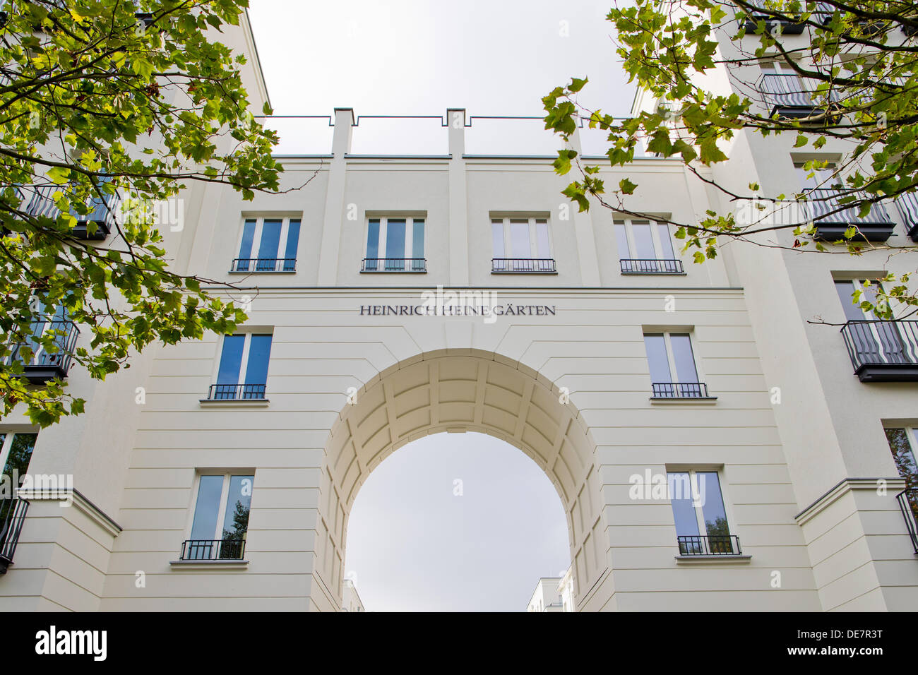 A View Of The Not Yet Completed Luxury Apartments Heinrich Heine