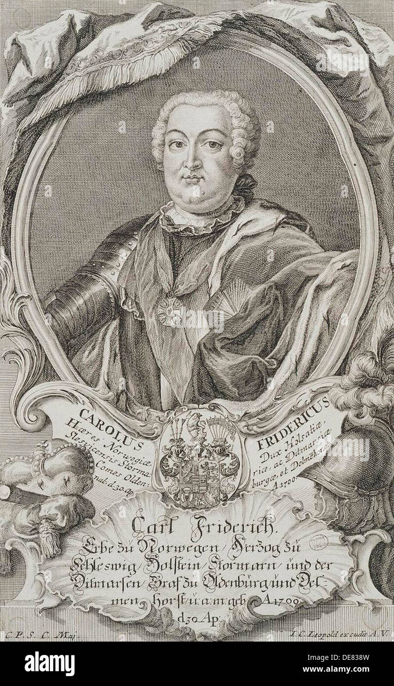Portrait of Duke Charles Frederick of HolsteinGottorp (17001739