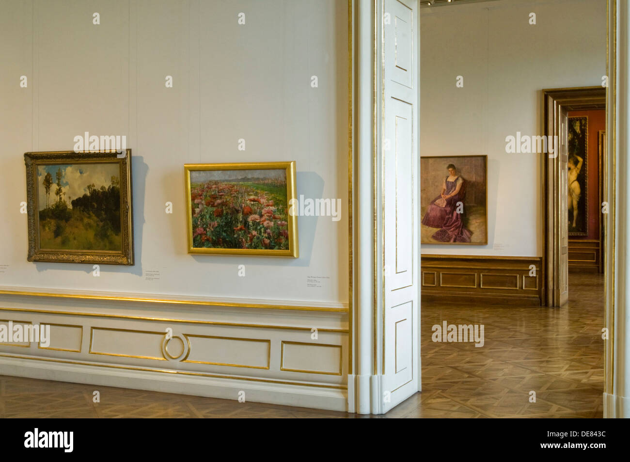 Österreich, Wien 3, Schloss Belvedere, Oberes Belvedere, Austellung Impressionisten, Olga Wiesinger-Florian Stock Photo