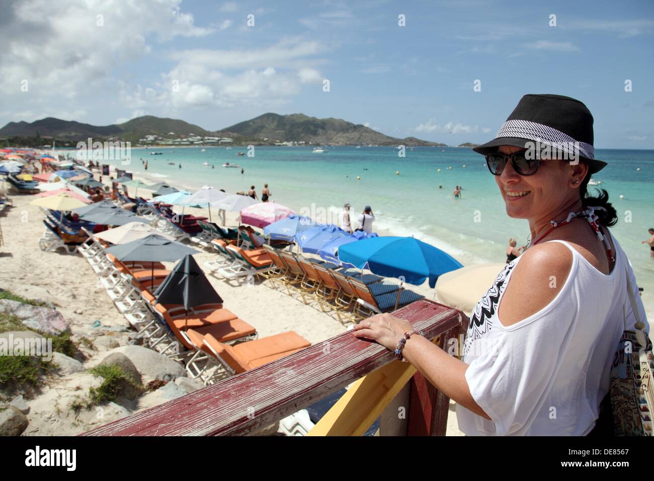 Island of St Maarten in the Caribbean Stock Photo Alamy