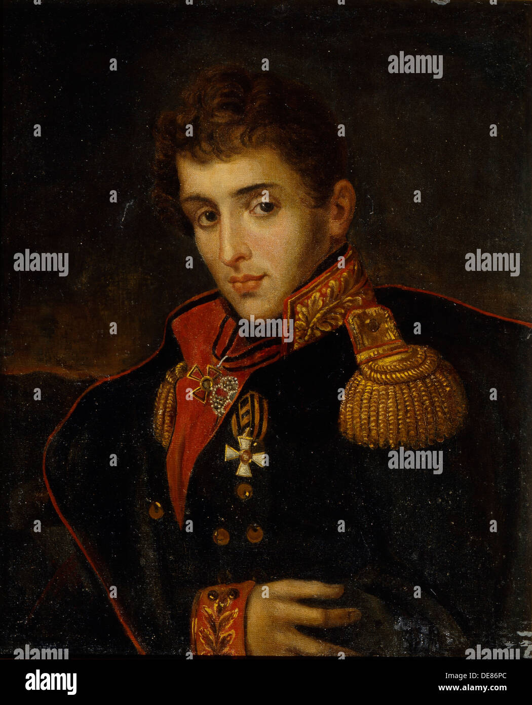 Portrait of General Alexander Tuchkov (1729-1793), 1820s. Artist: Anonymous Stock Photo