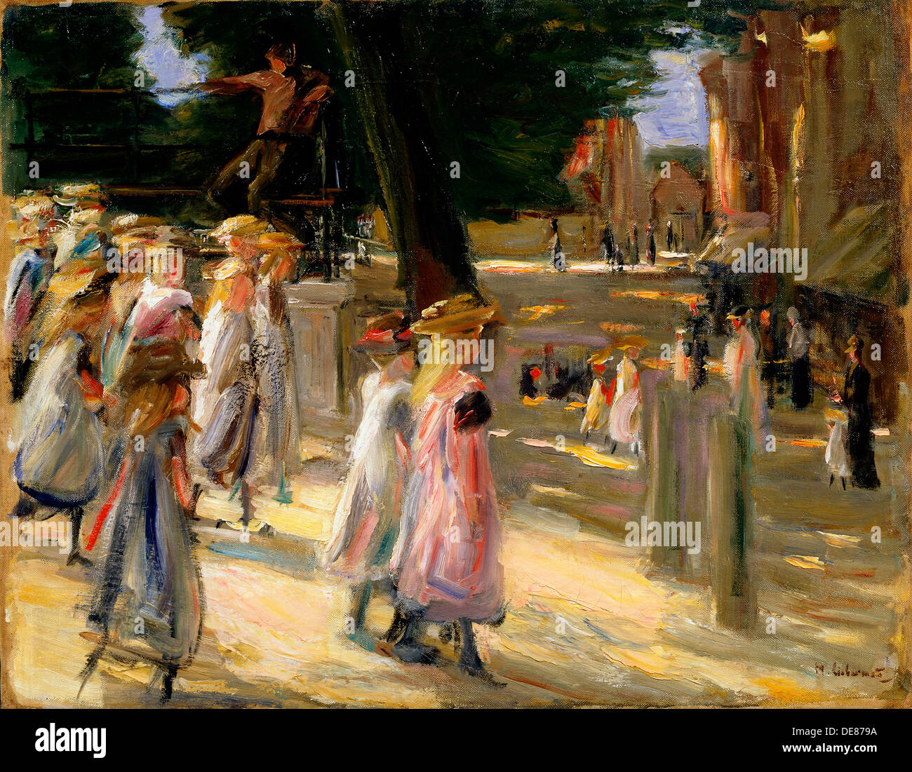 'The Road to the School at Edam', 19th or early 20th century.  Artist: Max Liebermann Stock Photo