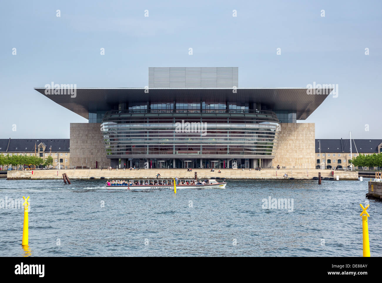 Copenhagen, Denmark, The Royal Opera House on the island of Holmen Stock Photo
