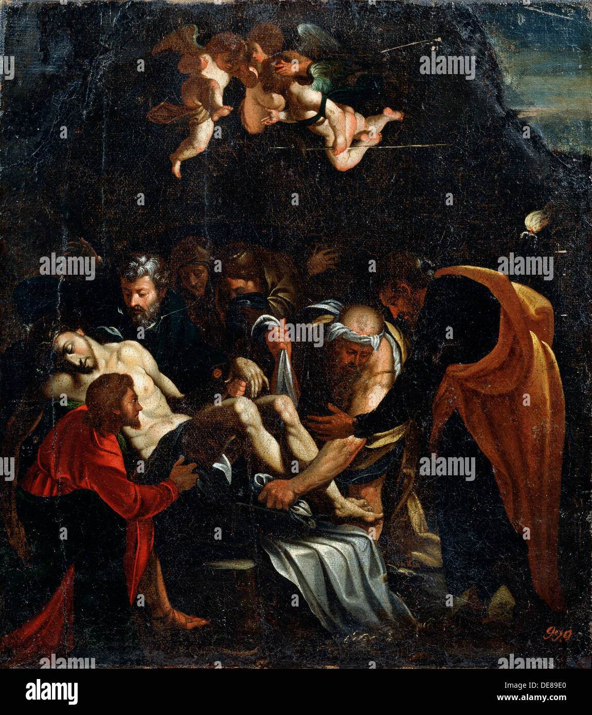'The Descent from the Cross', 16th century.  Artist: Marcello Venusti Stock Photo