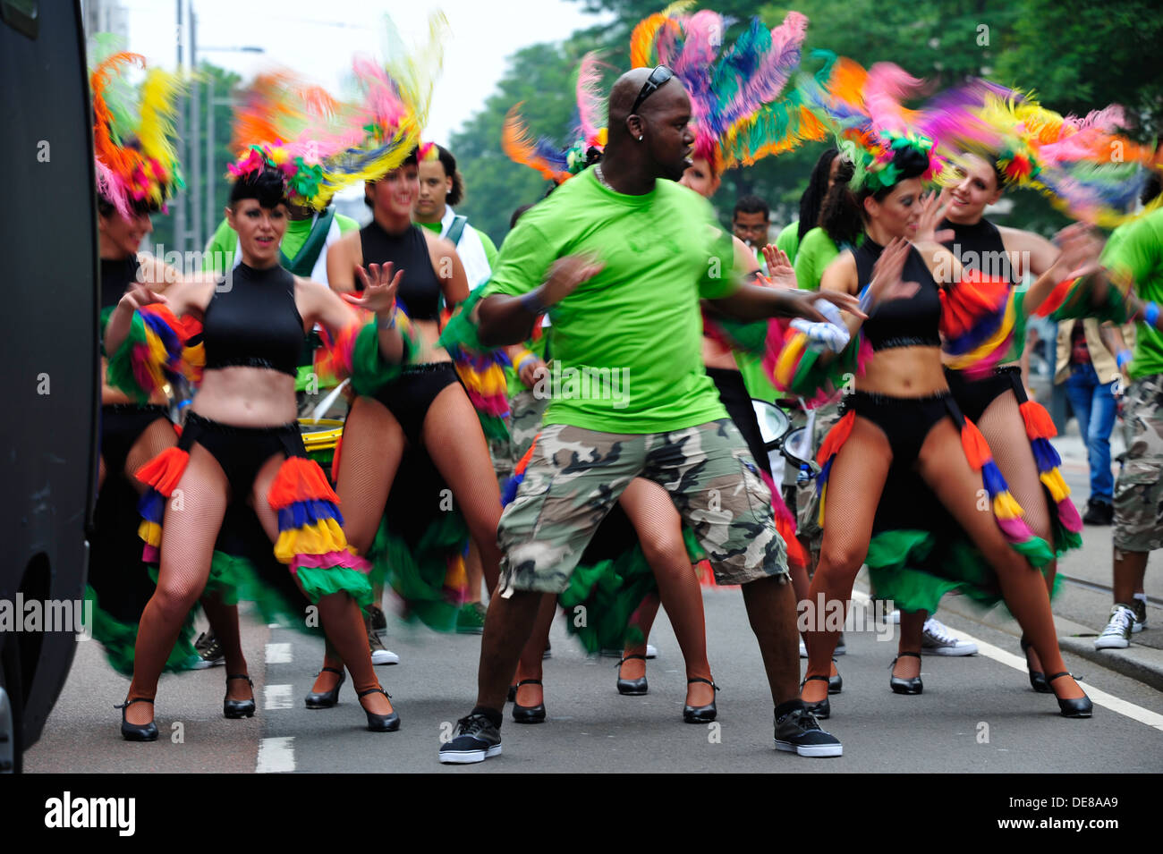 Summer Carneval in Rotterdam, Holland. Stock Photo