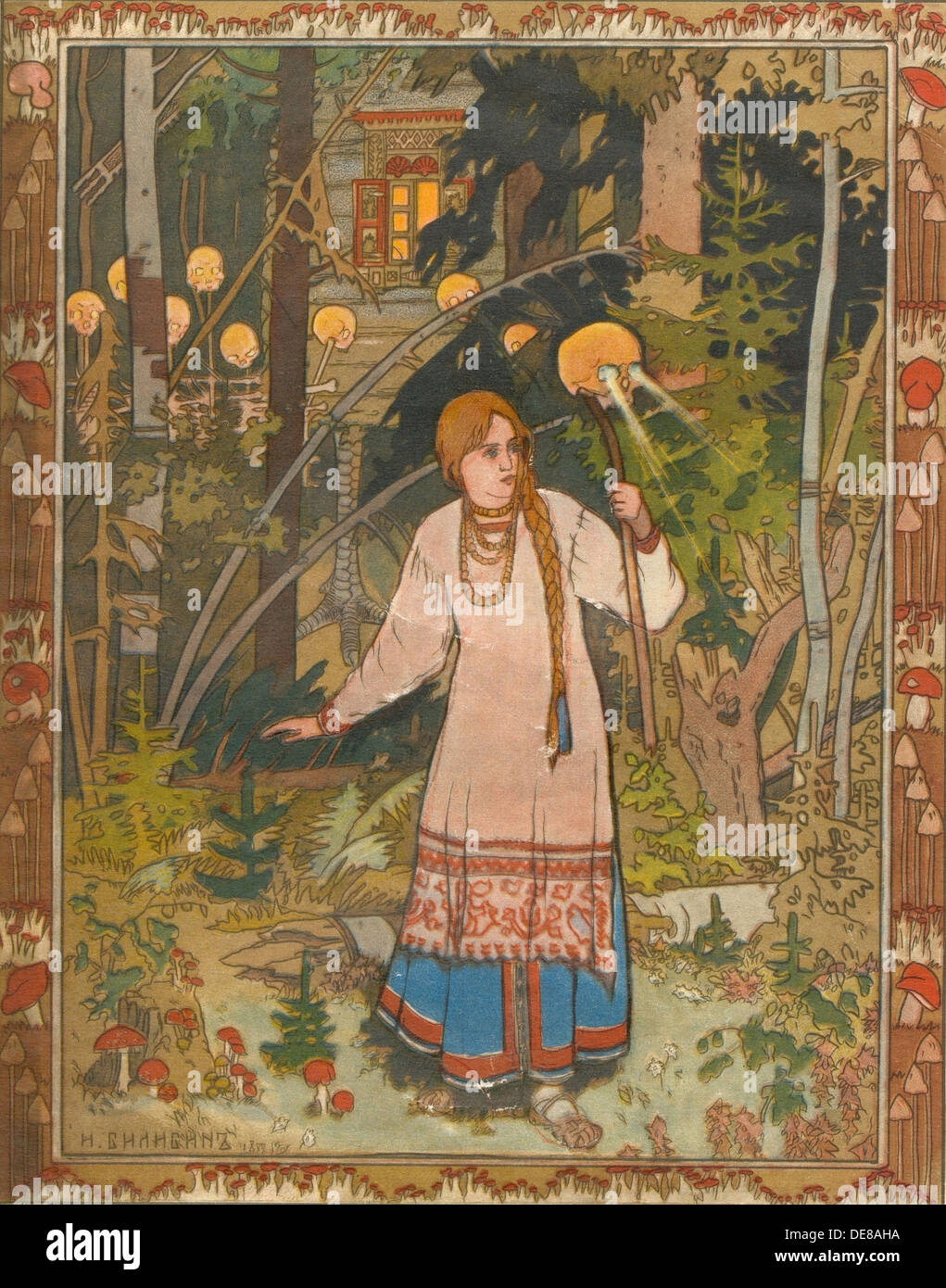 Vasilisa the Beautiful (Illustration to the book Vasilisa the Beautiful ...