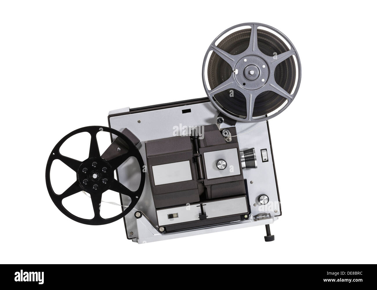 Vintage super 8 home movie film projector isolated with clipping path Stock  Photo - Alamy