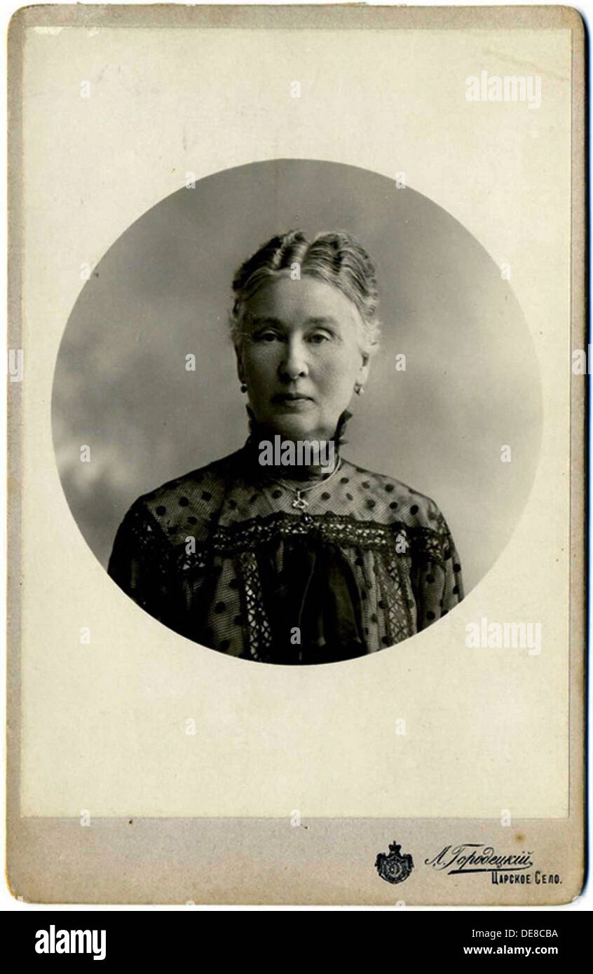 Grand Duchess Maria Pavlovna of Russia (1854-1920). Stock Photo