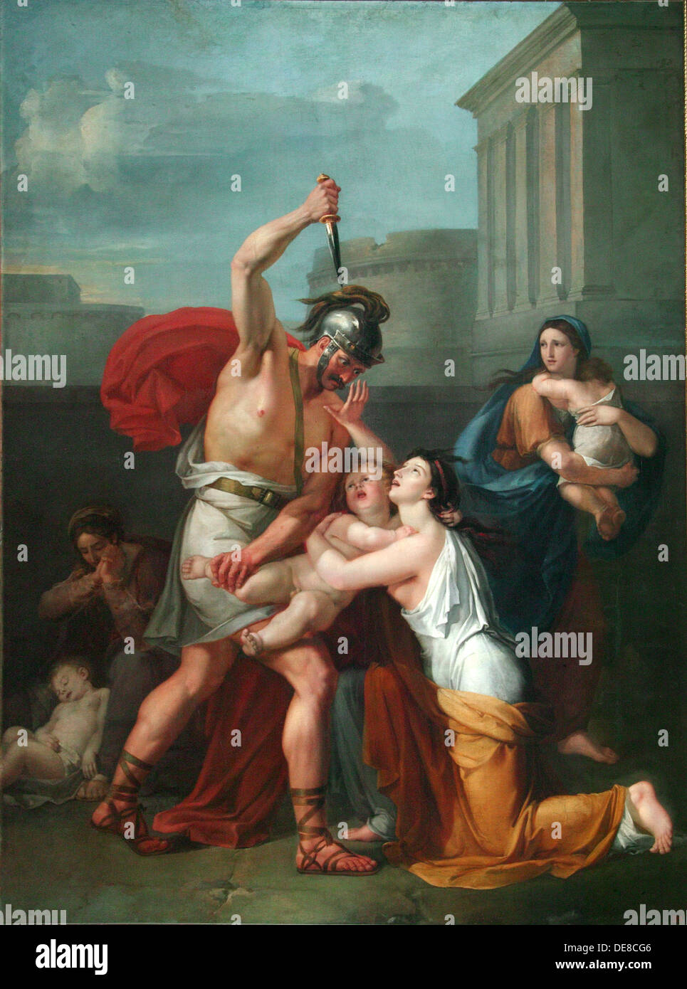 The Massacre of the Innocents, 1809. Artist: Durnov, Trofim Fyodorovich (1765-1833) Stock Photo