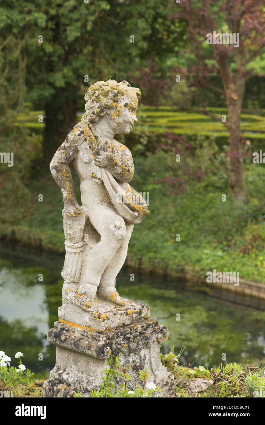 Netherlands, View of putto statue Stock Photo