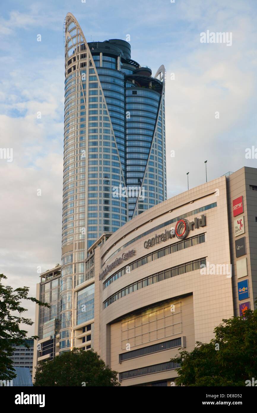 Centara Grand Hotel Al Central World Bangkok Tower And Convention Centre Pathumwan District Bangkok Thailand Stock Photo Alamy