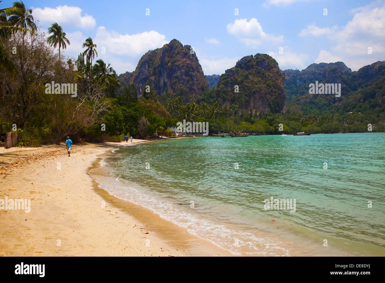 Namao Beach in Phranang peninsula near Railay Beach, Krabi, Thailand. Stock Photo