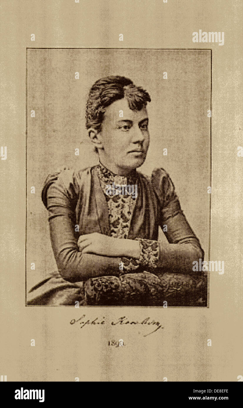 Portrait sofia kovalevskaya hi-res stock photography and