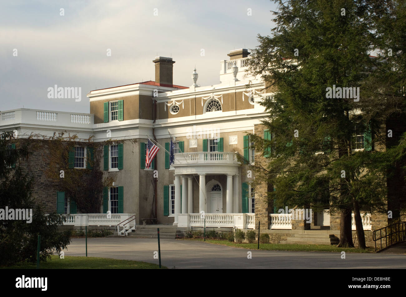 Home of Franklin and Eleanor Roosevelt in Hyde Park, NY. Digital