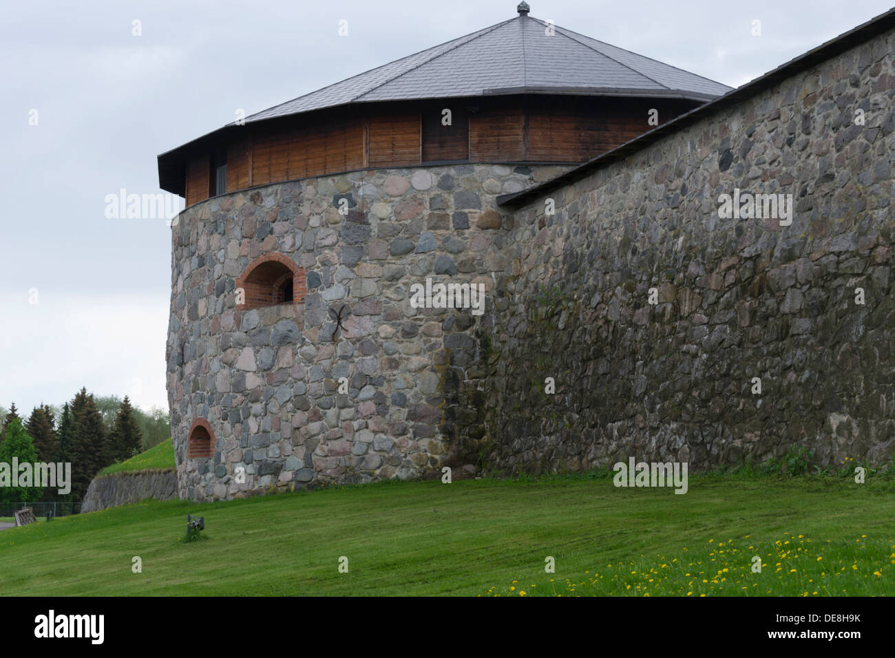 Medieval Häme Castle in Hämeenlinna Finland Stock Photo