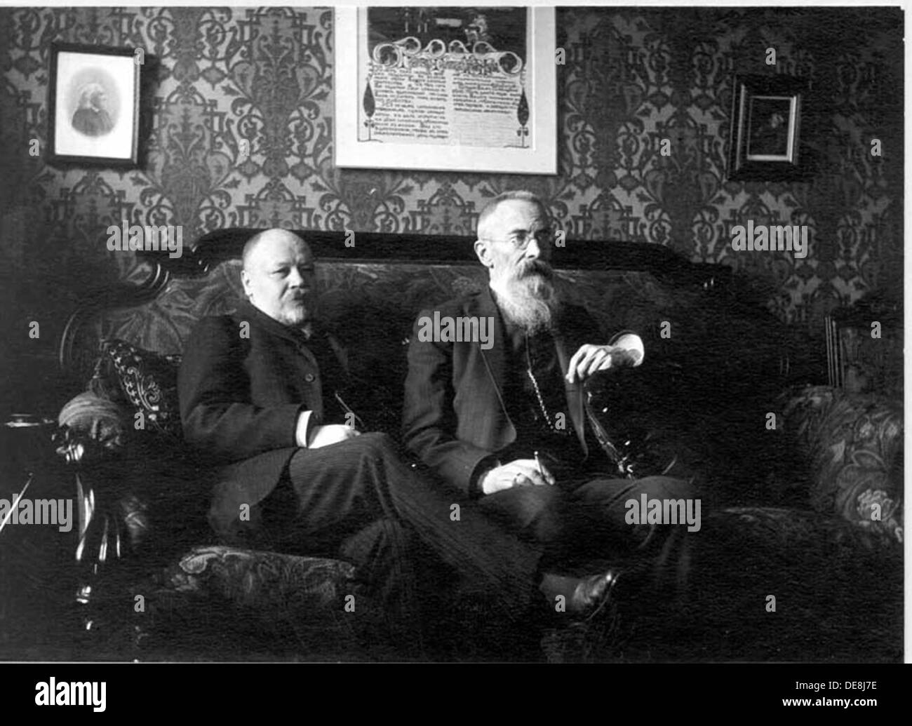 Composers Nikolai RimskyKorsakov and Anatoly Lyadov, c. 19031906