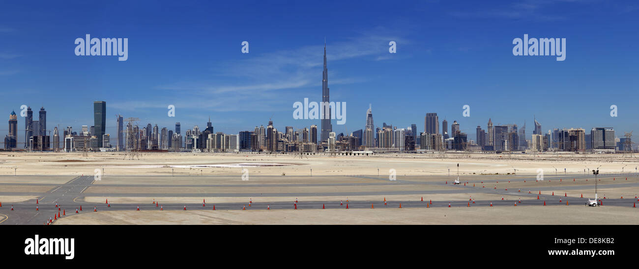 Dubai, United Arab Emirates, panorama of the skyline Stock Photo