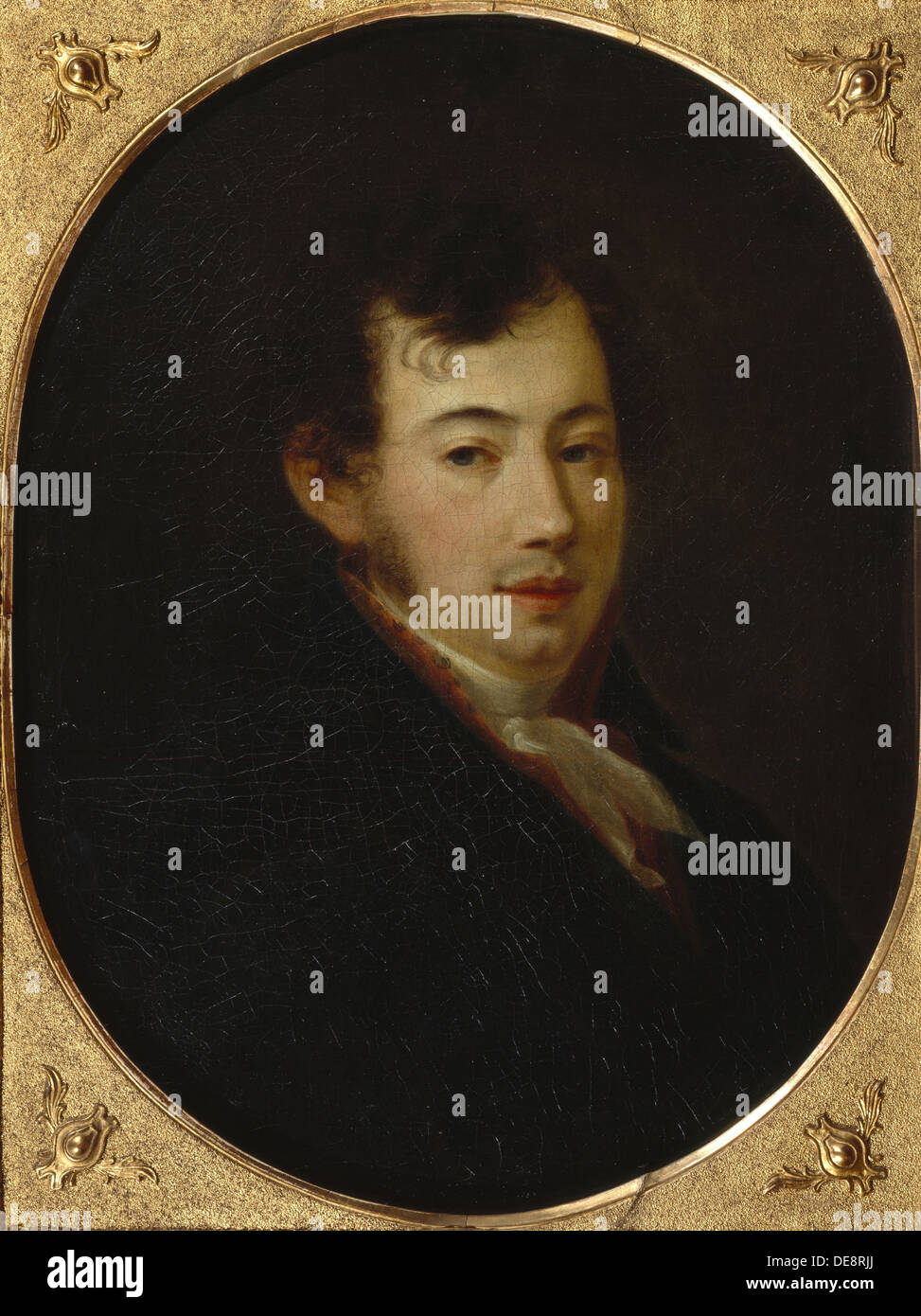 Portrait of Prince Pavel Alexeyevich Dolgoruky (1763-1829). Artist: Varnek, Alexander Grigoryevich (1782-1843) Stock Photo