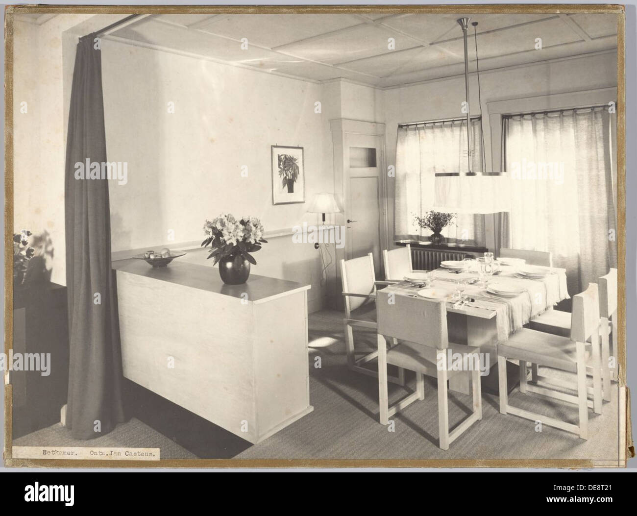 The dining room interior from the 1920s-1930s is a key example of Dutch ...