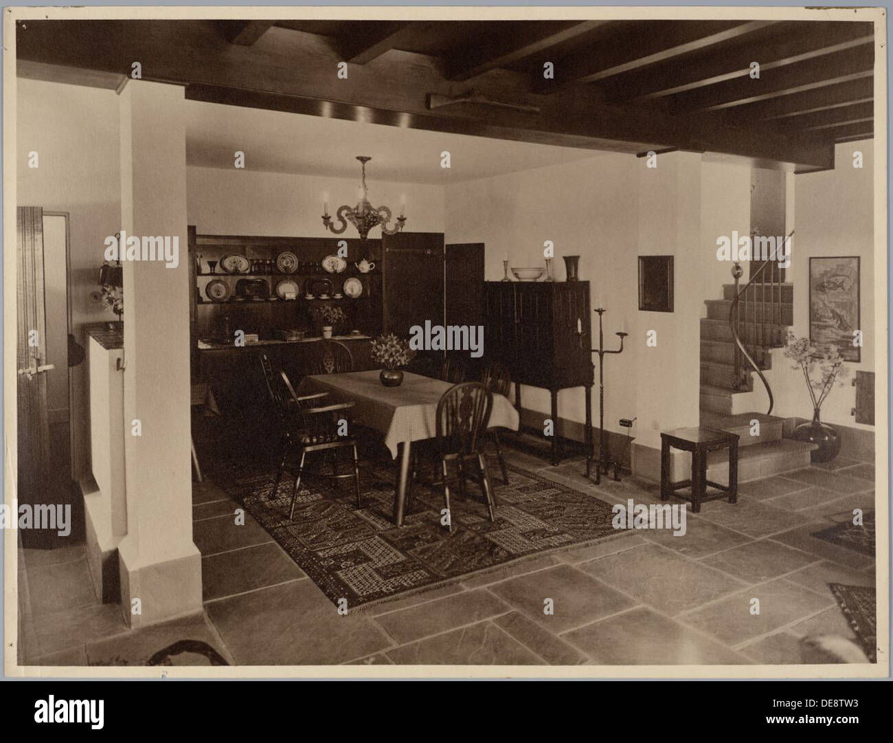 The interior design of the Country House from the 1920s-1930s reflects ...