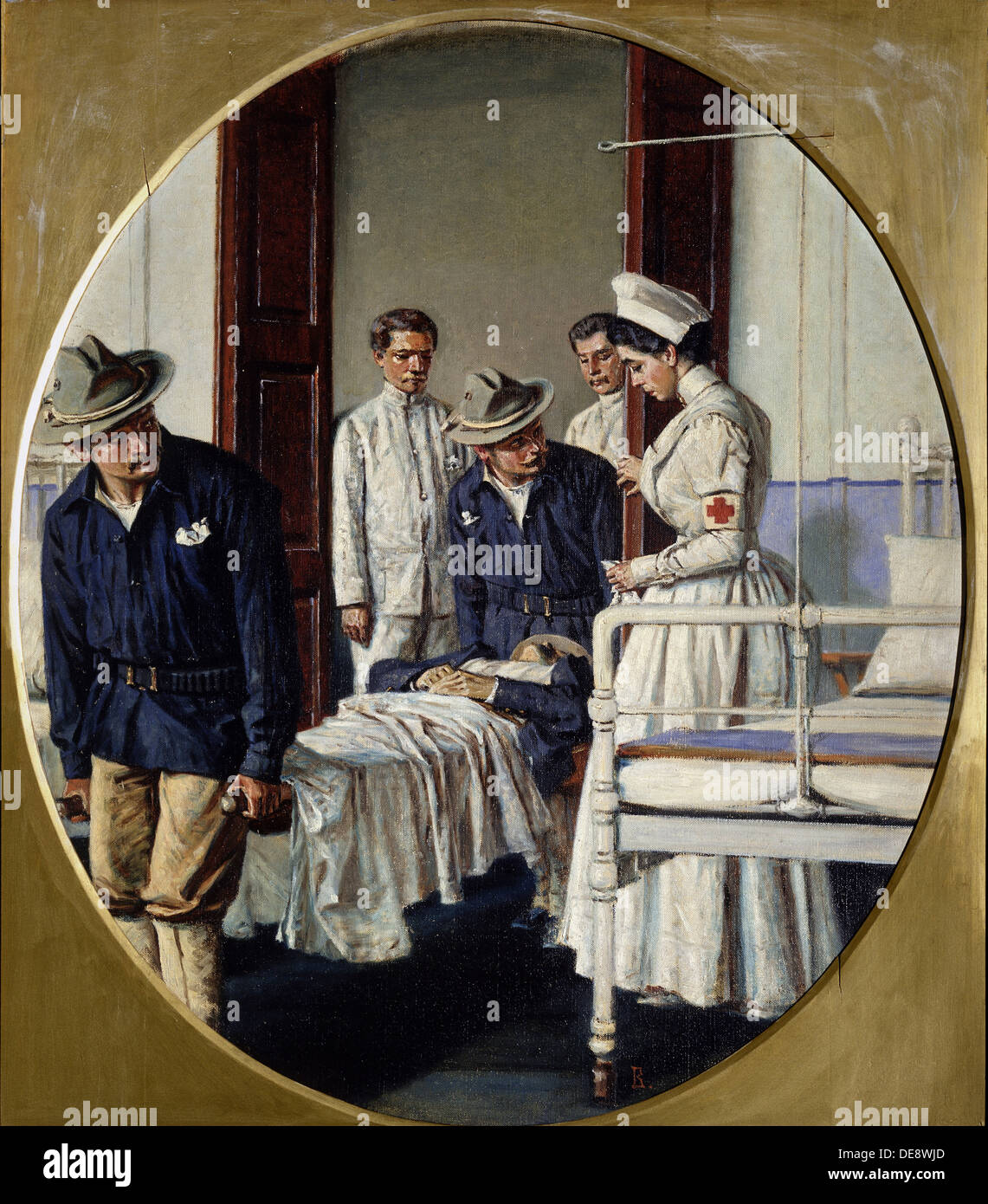 In a Military Hospital, 1901. Artist: Vereshchagin, Vasili Vasilyevich (1842-1904) Stock Photo