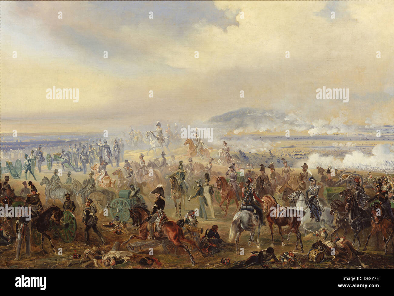 The Battle of Leipzig in October 1813, 1886. Artist: Willewalde, Gottfried (Bogdan Pavlovich) (1818-1903) Stock Photo