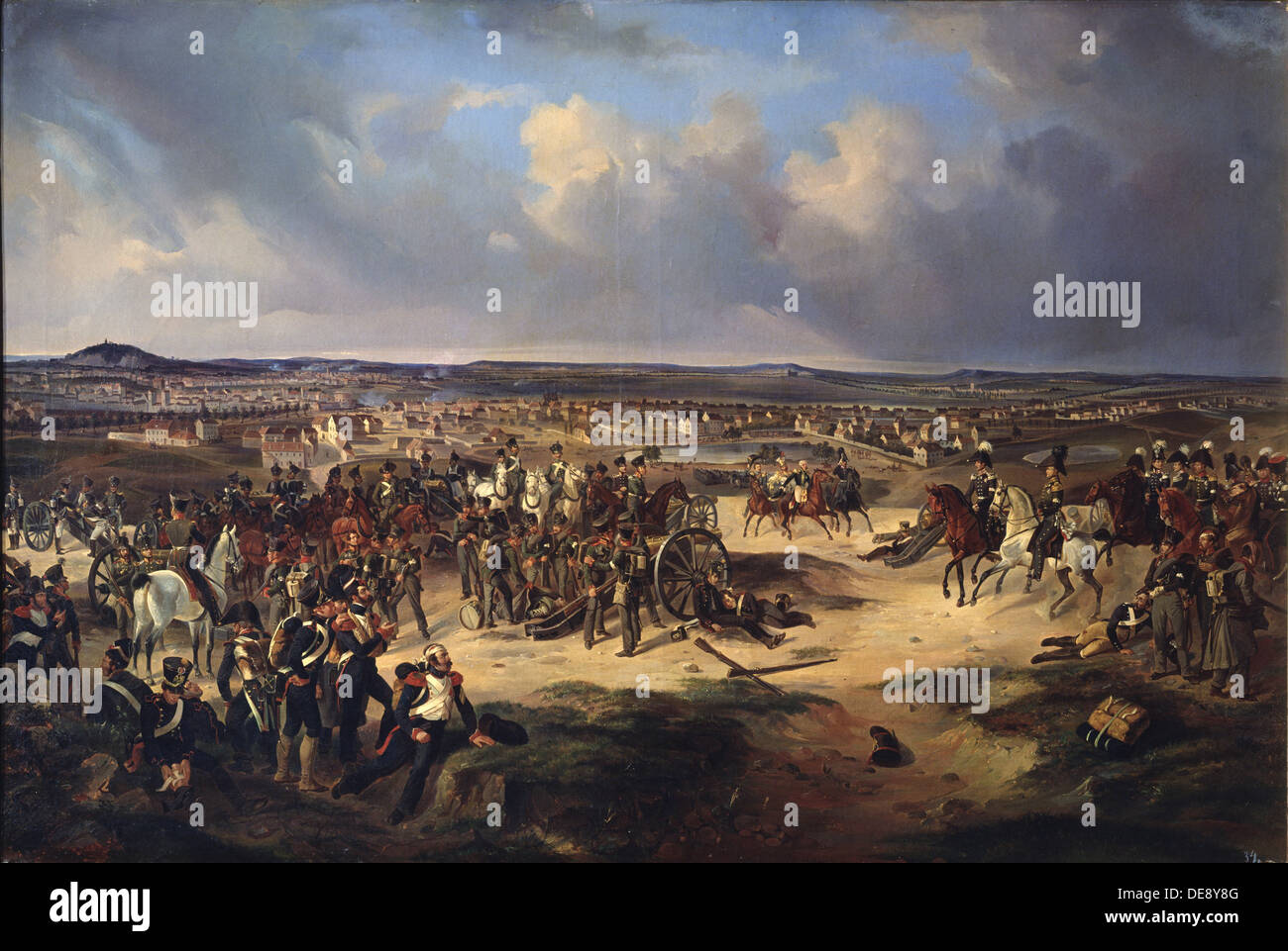 The Battle of Paris on March 17, 1814, 1834. Artist: Willewalde, Gottfried (Bogdan Pavlovich) (1818-1903) Stock Photo