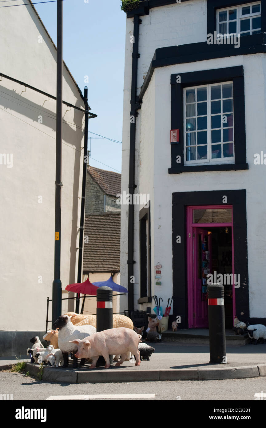 Bricabrac shop in Nailsworth, Gloucestershire, England, UK Stock