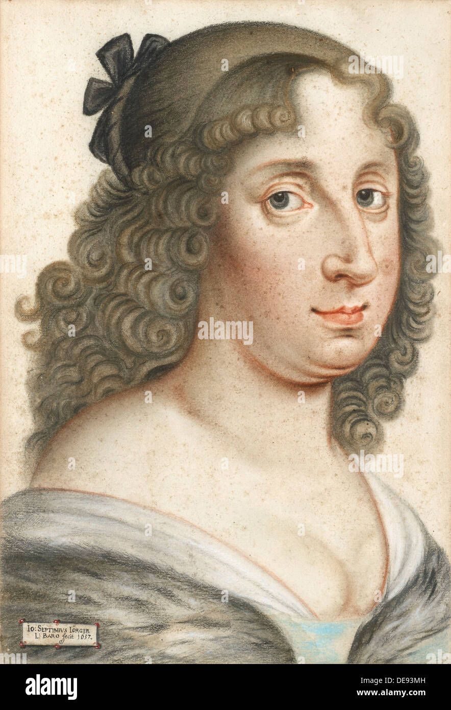 Portrait of Queen Christina of Sweden (16261689), 1657. Artist Stock Photo 60436785 Alamy