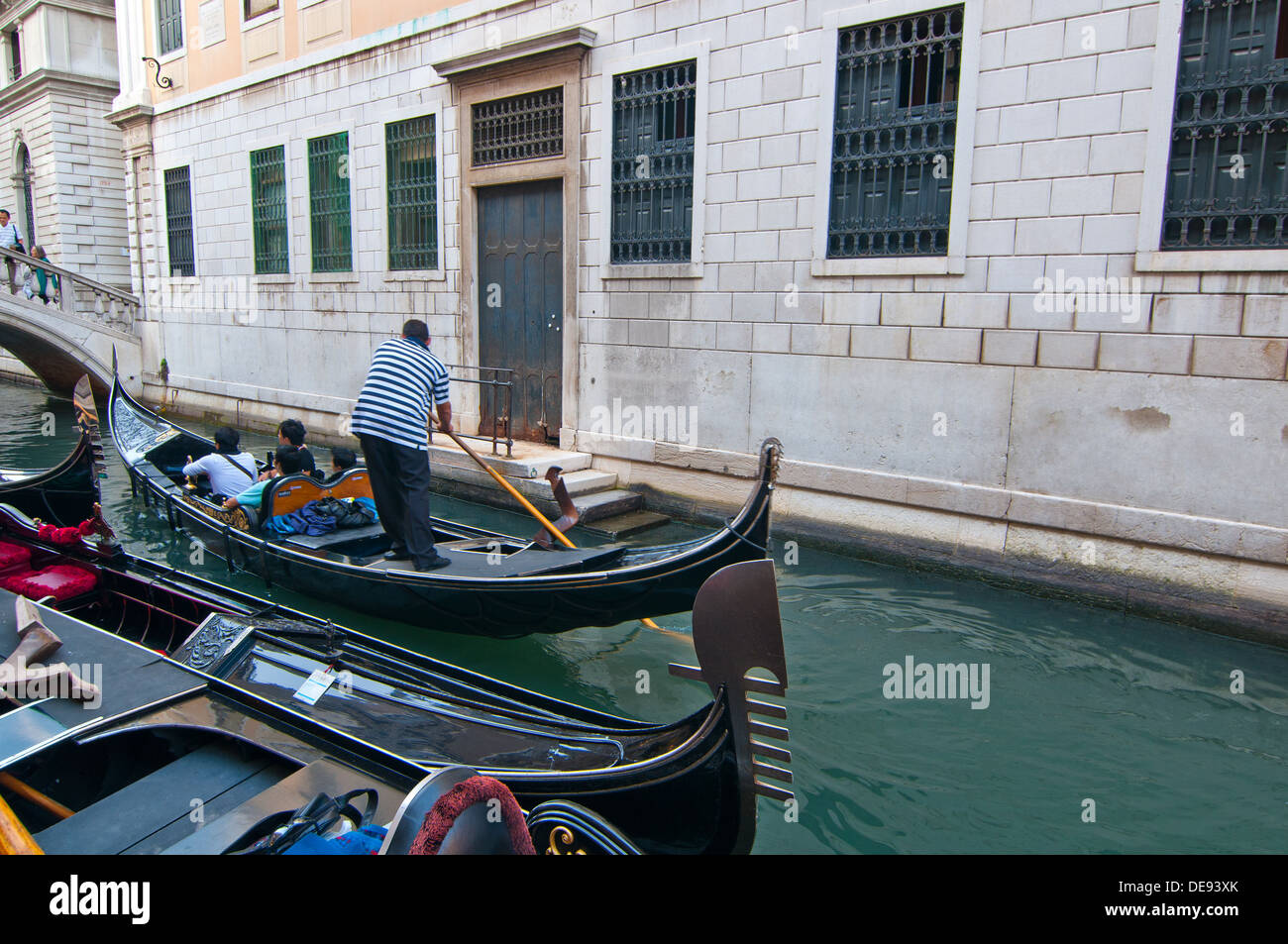 Venice Italy Gondolas on canal , most famous boat Stock Photo - Alamy
