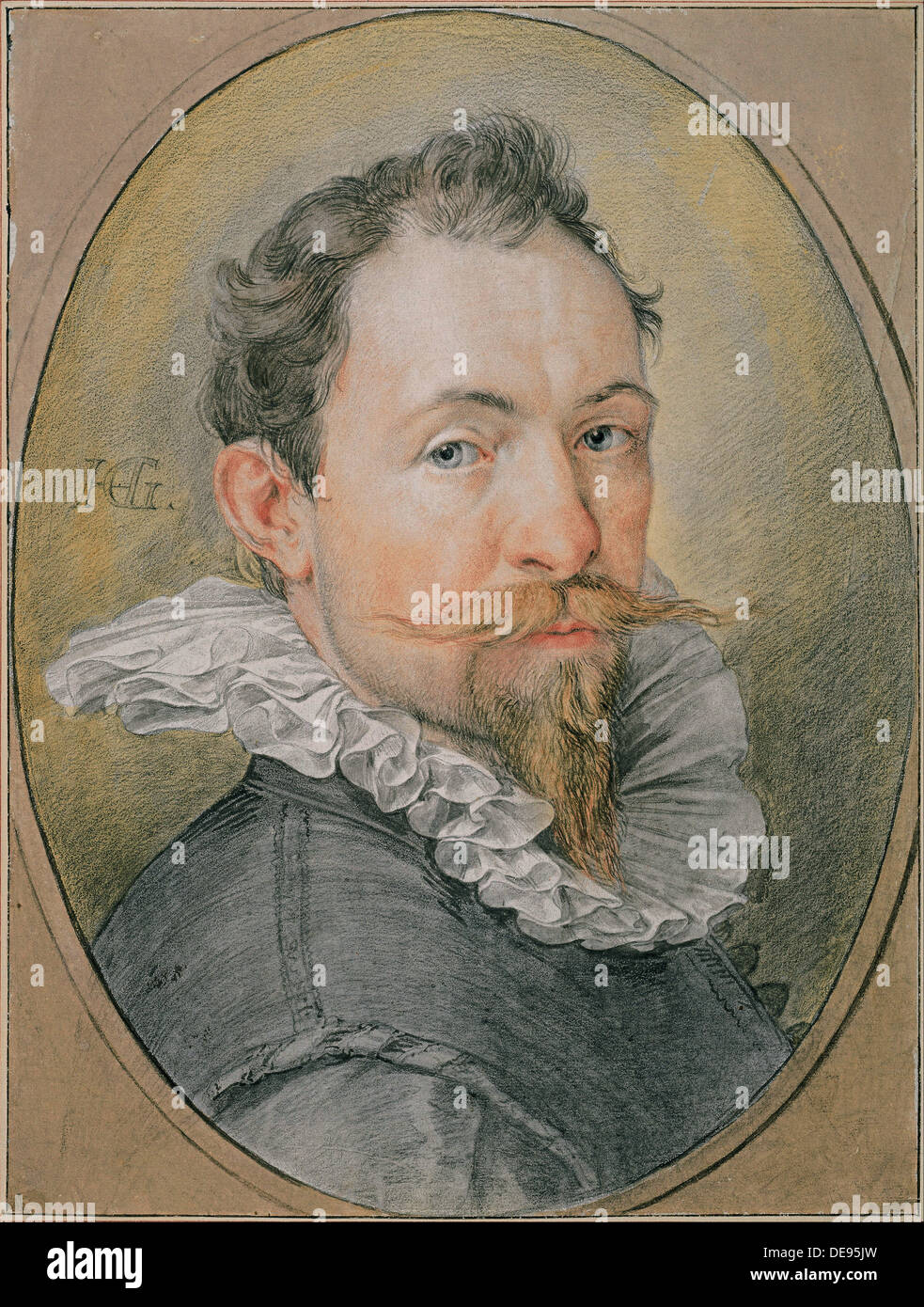 Self-portrait, ca 1594. Artist: Goltzius, Hendrick (1558-1617) Stock Photo