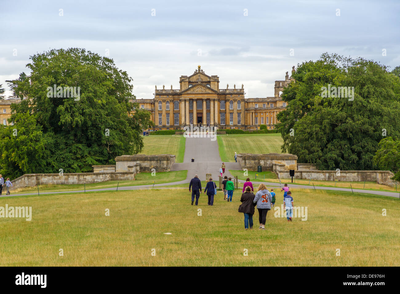 Blenheim Palace in Woodstock, Oxfordshire, England Stock Photo Alamy