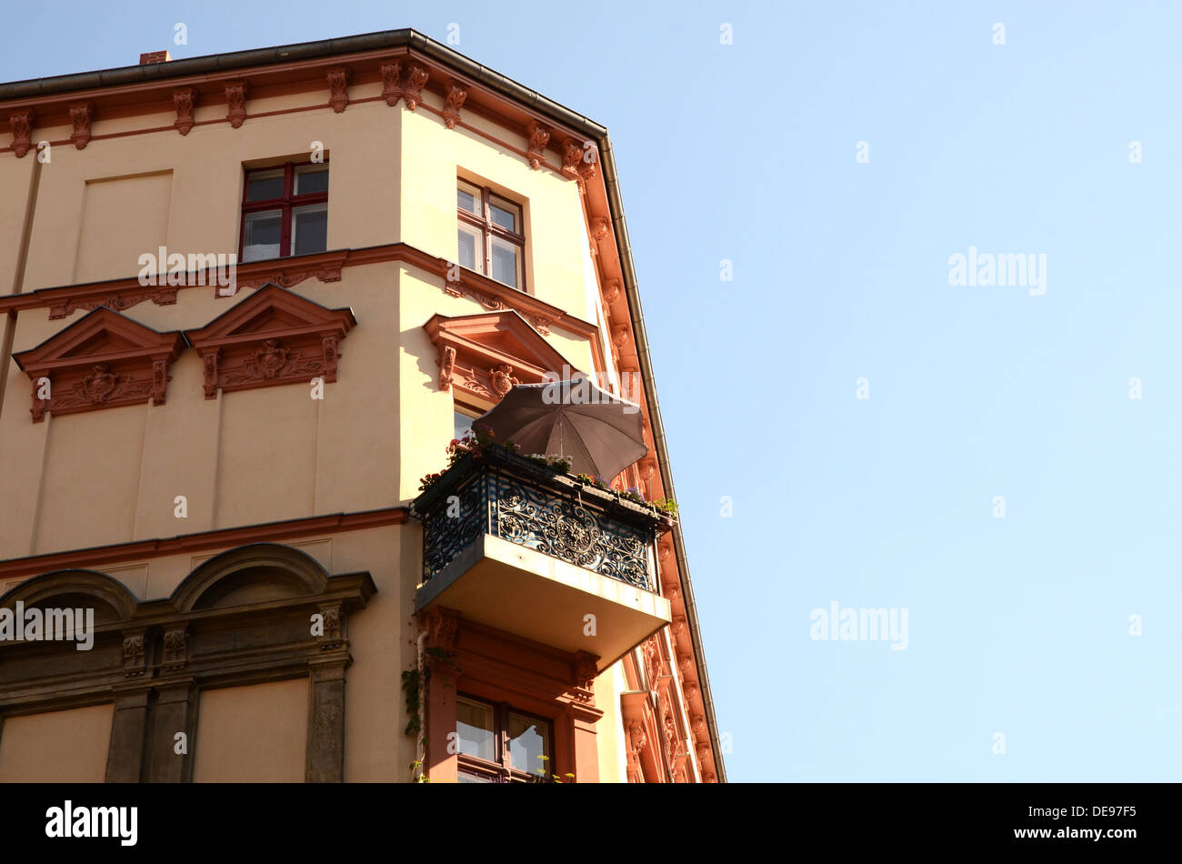 Corner of a house in Kreuzberg, Berlin, Germany Stock Photo - Alamy