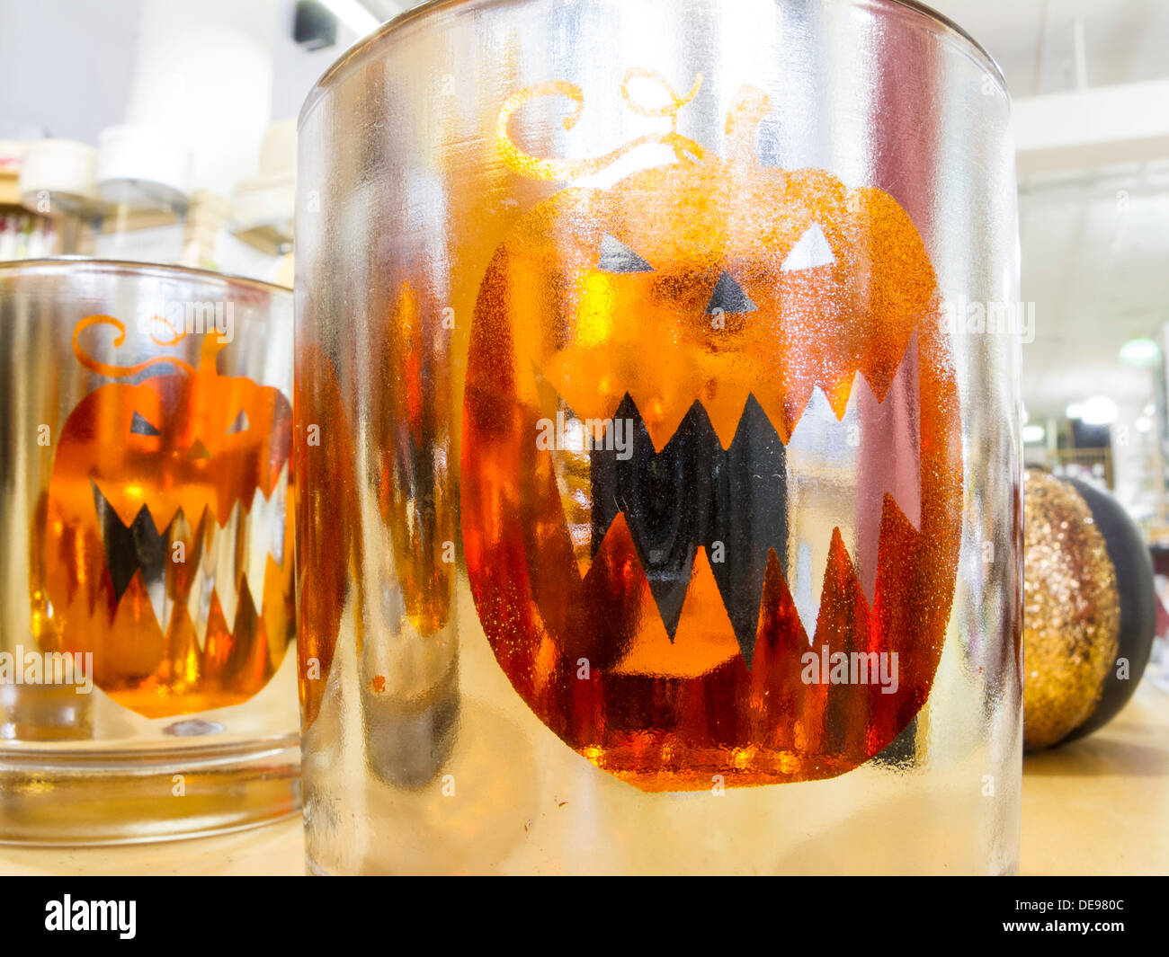 Halloween Store Display, NYC Stock Photo Alamy