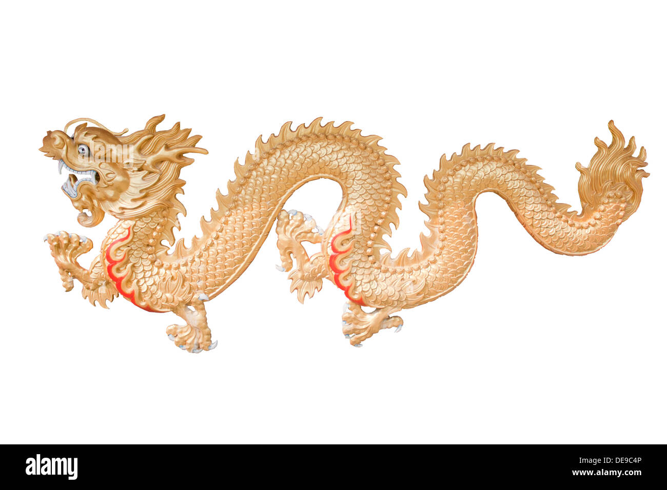 ancient animal art asia asian big china chinese culture decoration decorative design dragon east fantasy festival gold golden Stock Photo