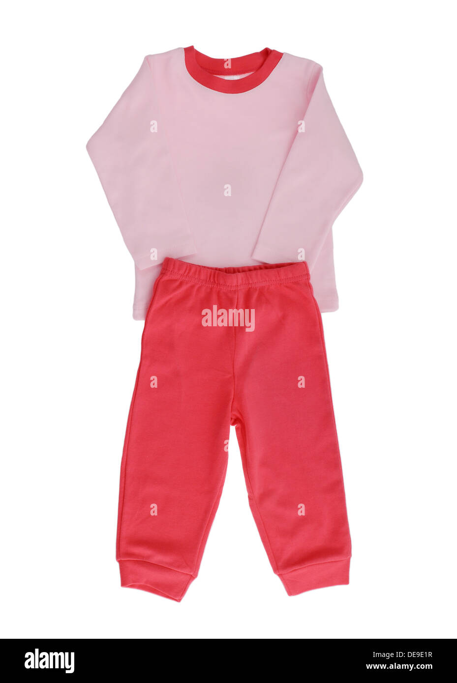 babys pants on over the white background Stock Photo Alamy