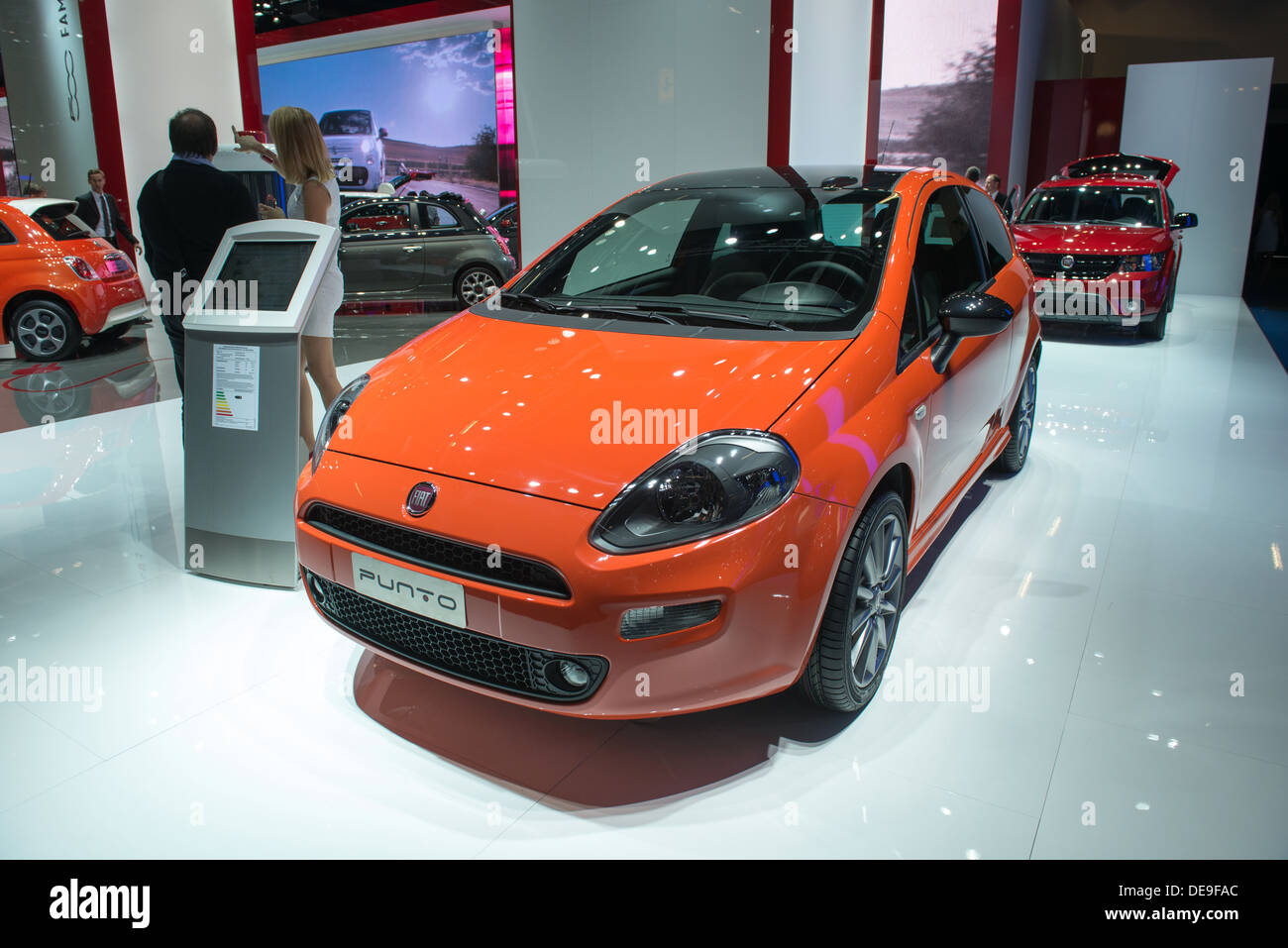 Red fiat punto hi-res stock photography and images - Alamy