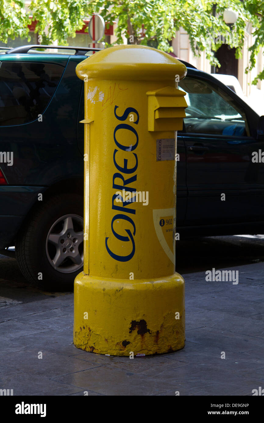 Spanish Post Box Stock Photo Alamy