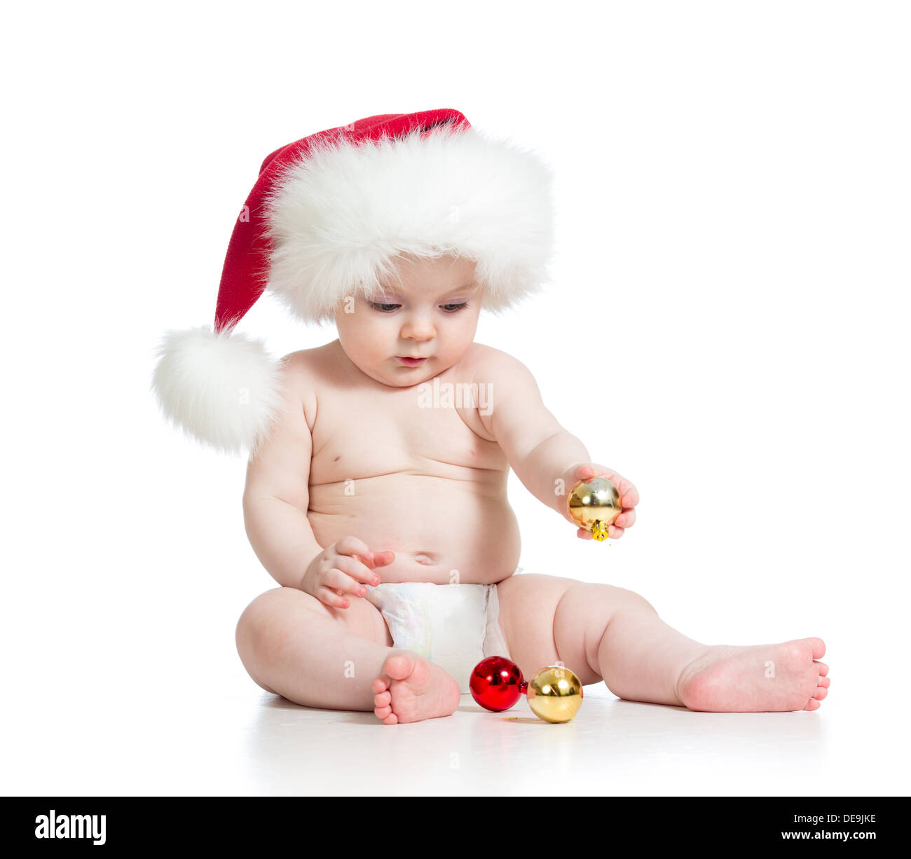 https://c8.alamy.com/comp/DE9JKE/baby-girl-with-santa-claus-hat-DE9JKE.jpg